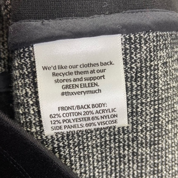 Eileen Fisher Tweed Contrast Sheath Dress Sz M - Picture 6 of 7